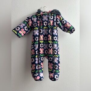 Baby girls snowsuit